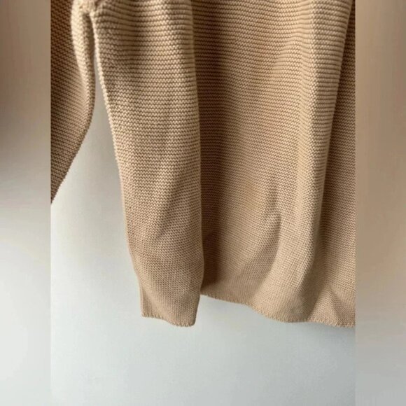 Uniqlo 3D KNIT COTTON CREW NECK SWEATER camel color - Picture 8 of 14